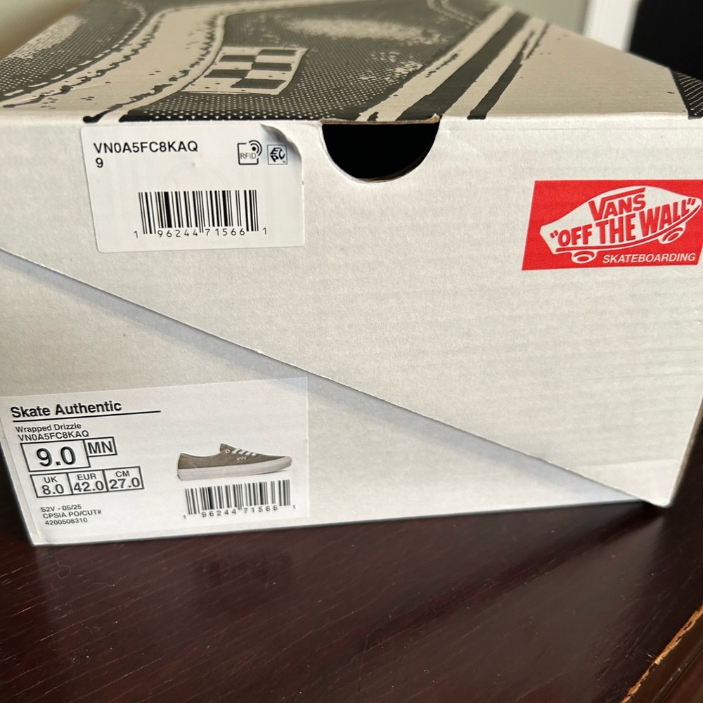 Vans Skate Authentic Gray Sneakers - Picture 2 of 6